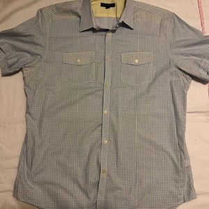 Banana Republic Mens Button Up SS Shirt